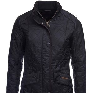 Barbour Women's Cavalry Polarquilt Quilted Jacket, Size 10, Black